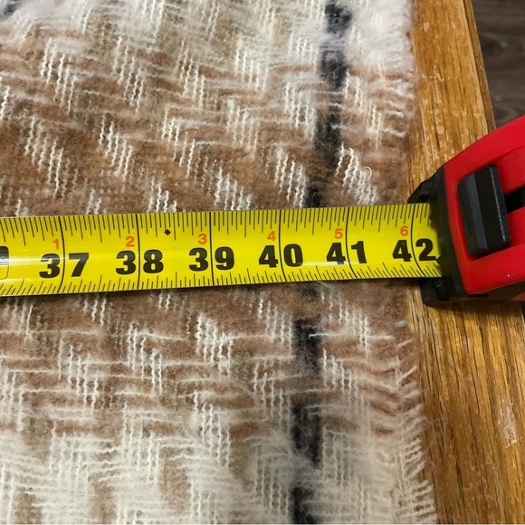 Vince Camuto NWT Twill Striped Tie Waist Ruana One Size - Picture 3 of 6